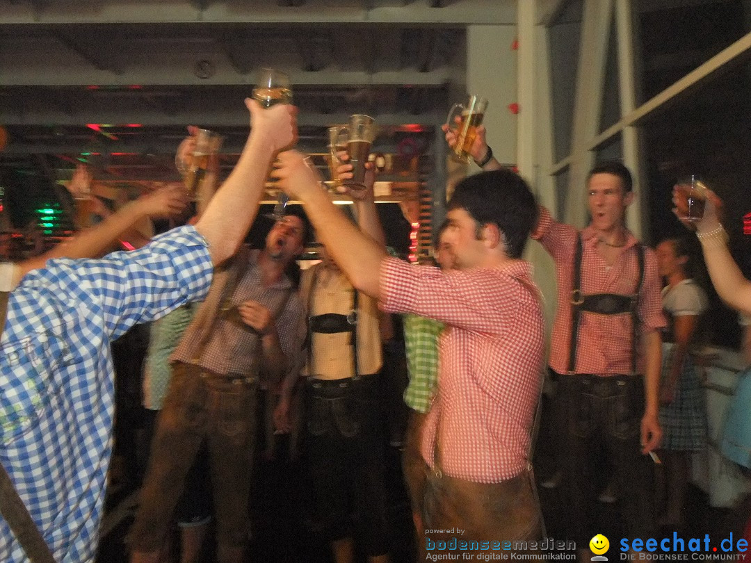 Partyschiff: Lederhosen und Dirndl: Friedrichshafen am Bodensee, 04.08.2012