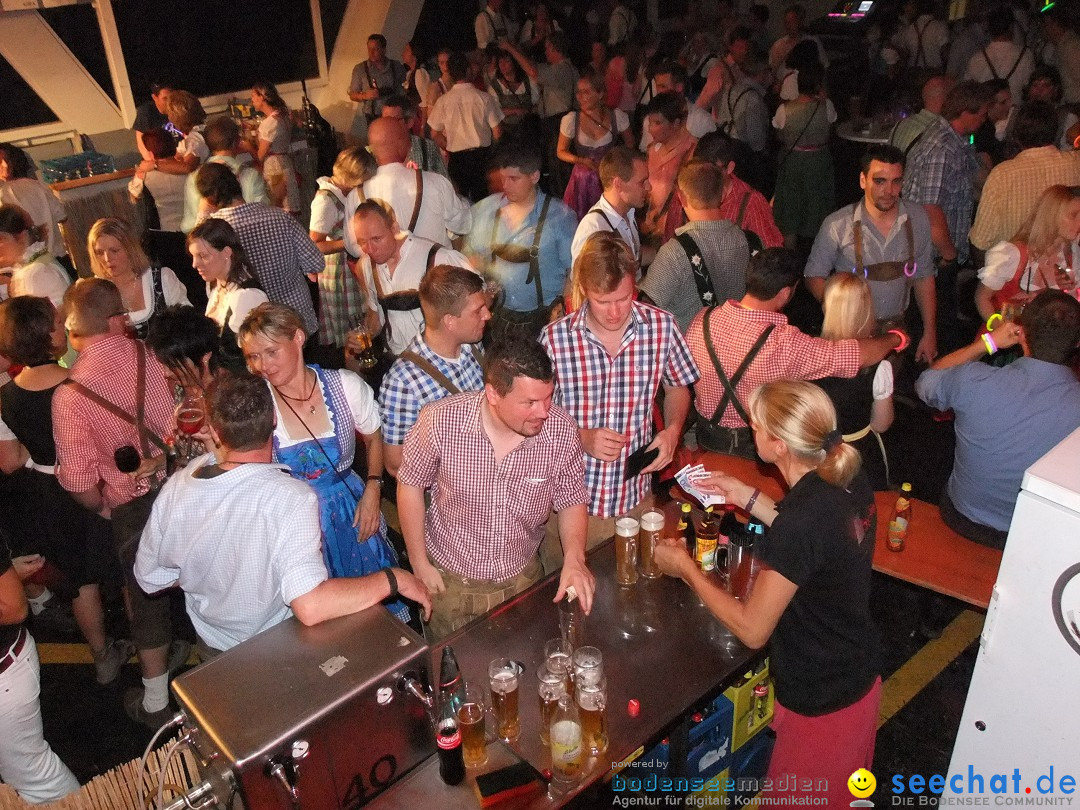 Partyschiff: Lederhosen und Dirndl: Friedrichshafen am Bodensee, 04.08.2012