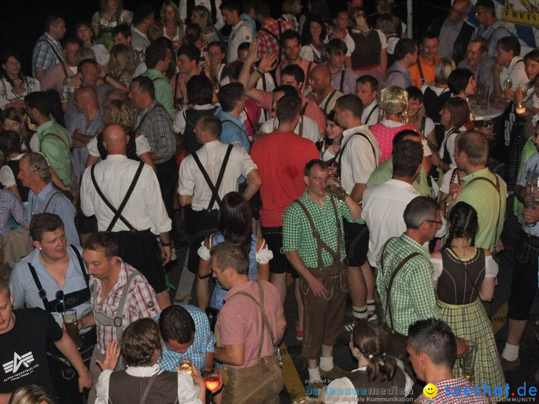 Partyschiff: Lederhosen und Dirndl: Friedrichshafen am Bodensee, 04.08.2012