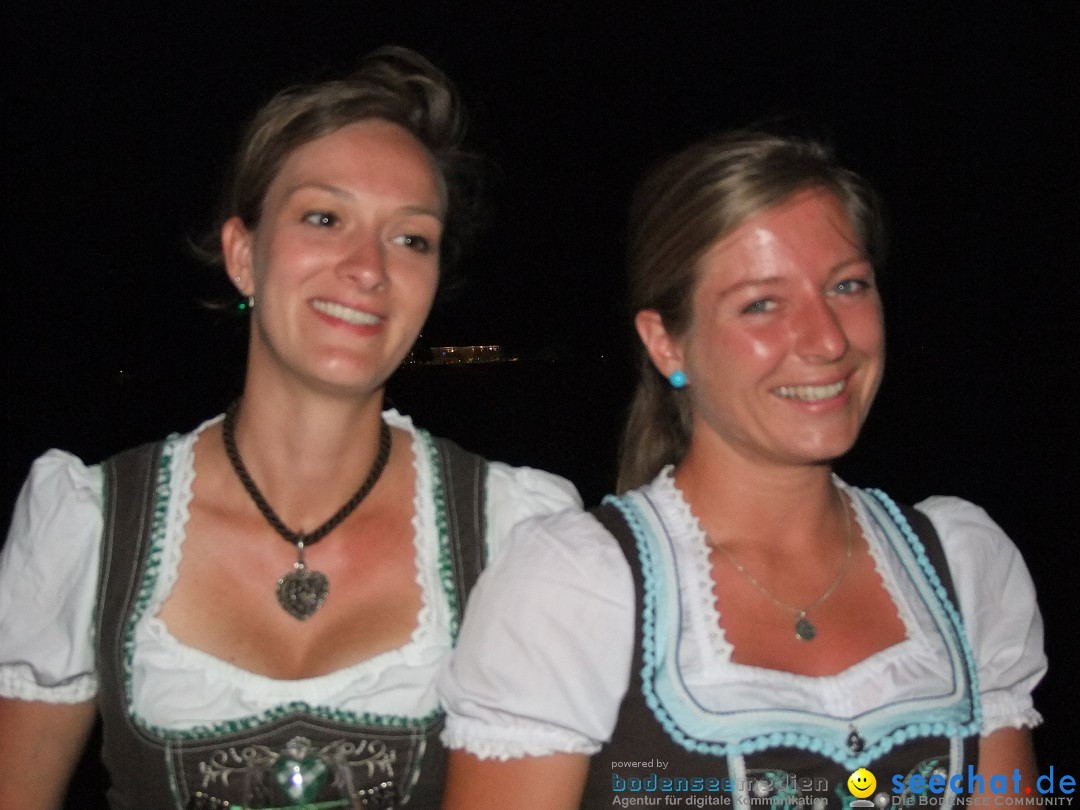 Partyschiff: Lederhosen und Dirndl: Friedrichshafen am Bodensee, 04.08.2012