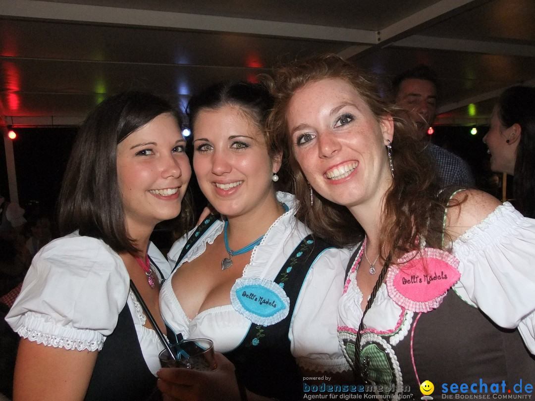 Partyschiff: Lederhosen und Dirndl: Friedrichshafen am Bodensee, 04.08.2012