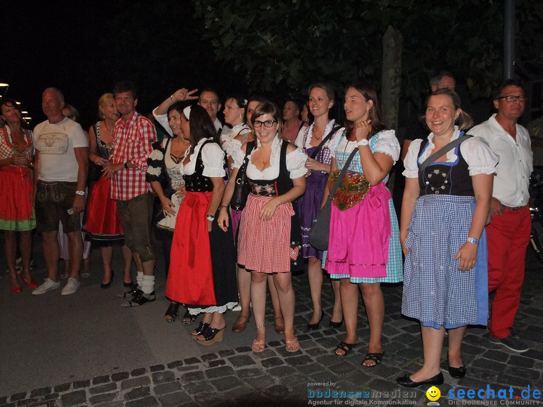 Partyschiff: Lederhosen und Dirndl: Friedrichshafen am Bodensee, 04.08.2012