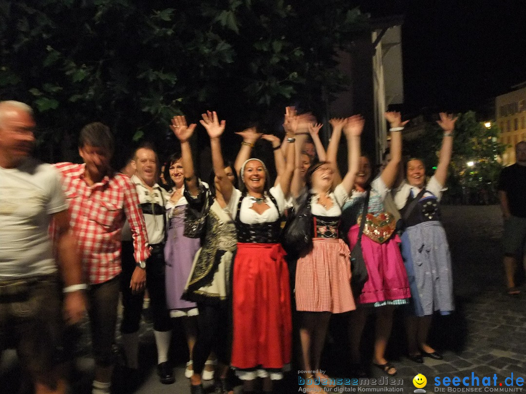 Partyschiff: Lederhosen und Dirndl: Friedrichshafen am Bodensee, 04.08.2012