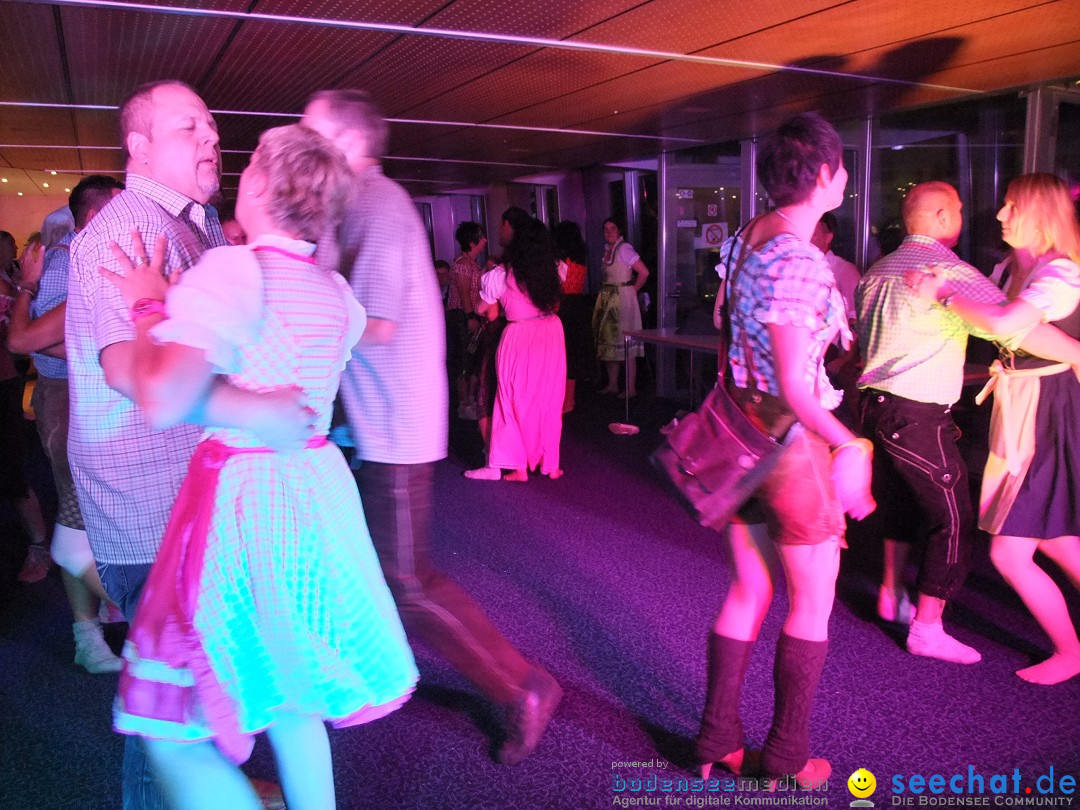 Partyschiff: Lederhosen und Dirndl: Friedrichshafen am Bodensee, 04.08.2012