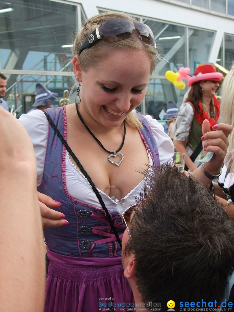 Partyschiff: Lederhosen und Dirndl: Friedrichshafen am Bodensee, 04.08.2012