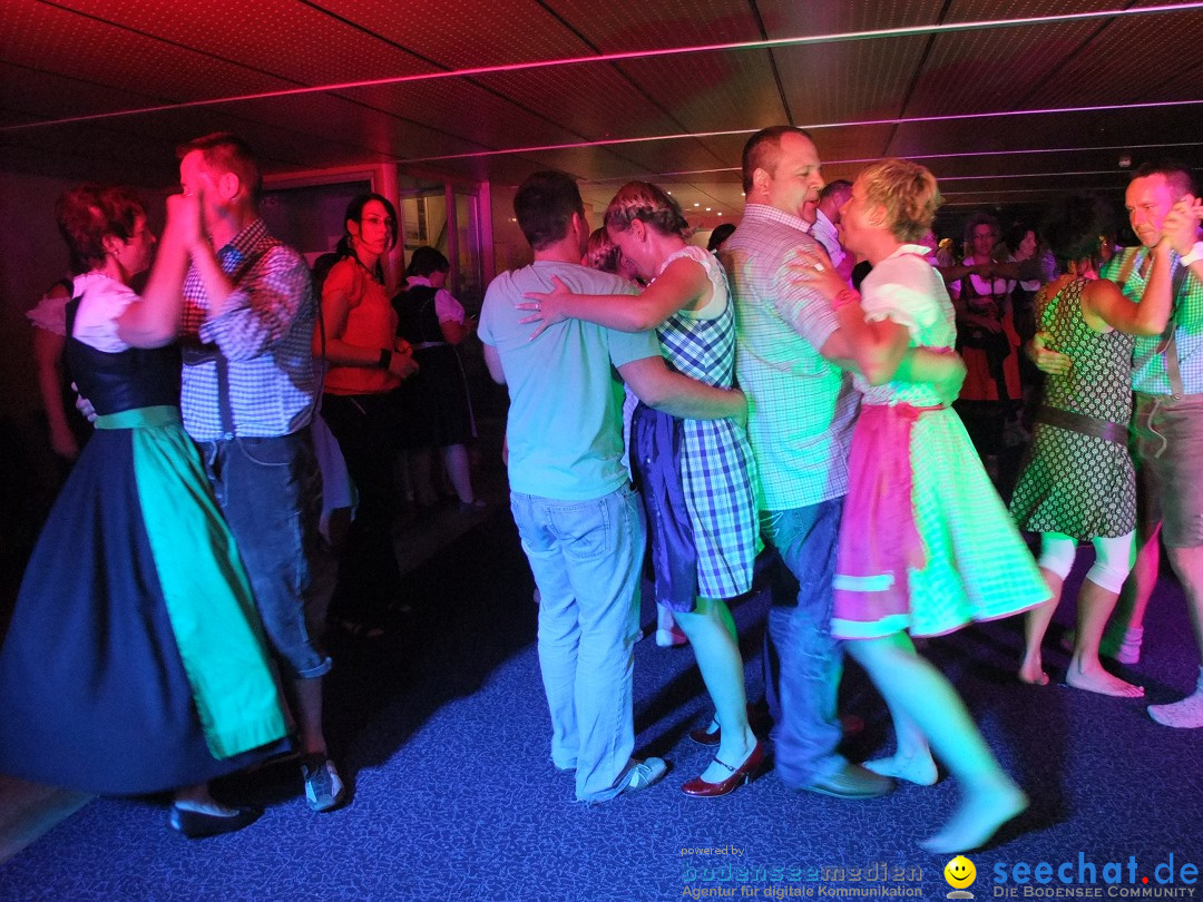 Partyschiff: Lederhosen und Dirndl: Friedrichshafen am Bodensee, 04.08.2012