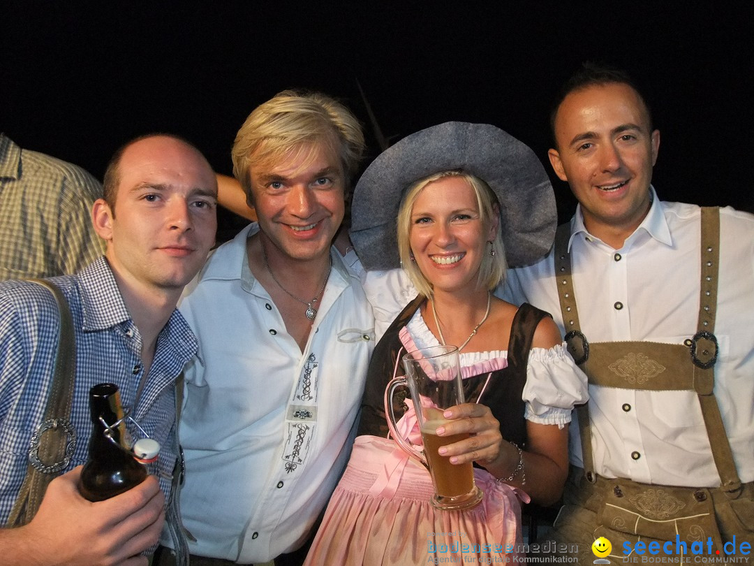 Partyschiff: Lederhosen und Dirndl: Friedrichshafen am Bodensee, 04.08.2012