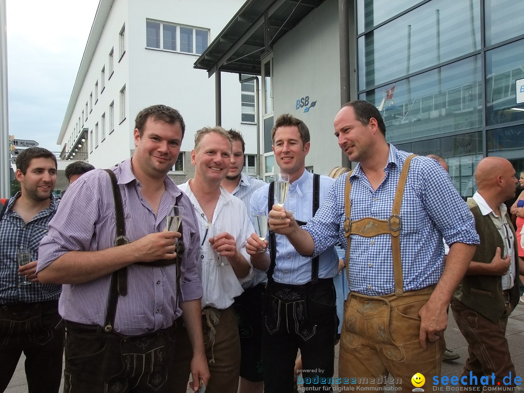 Partyschiff: Lederhosen und Dirndl: Friedrichshafen am Bodensee, 04.08.2012