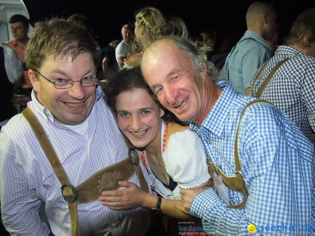 Partyschiff: Lederhosen und Dirndl: Friedrichshafen am Bodensee, 04.08.2012