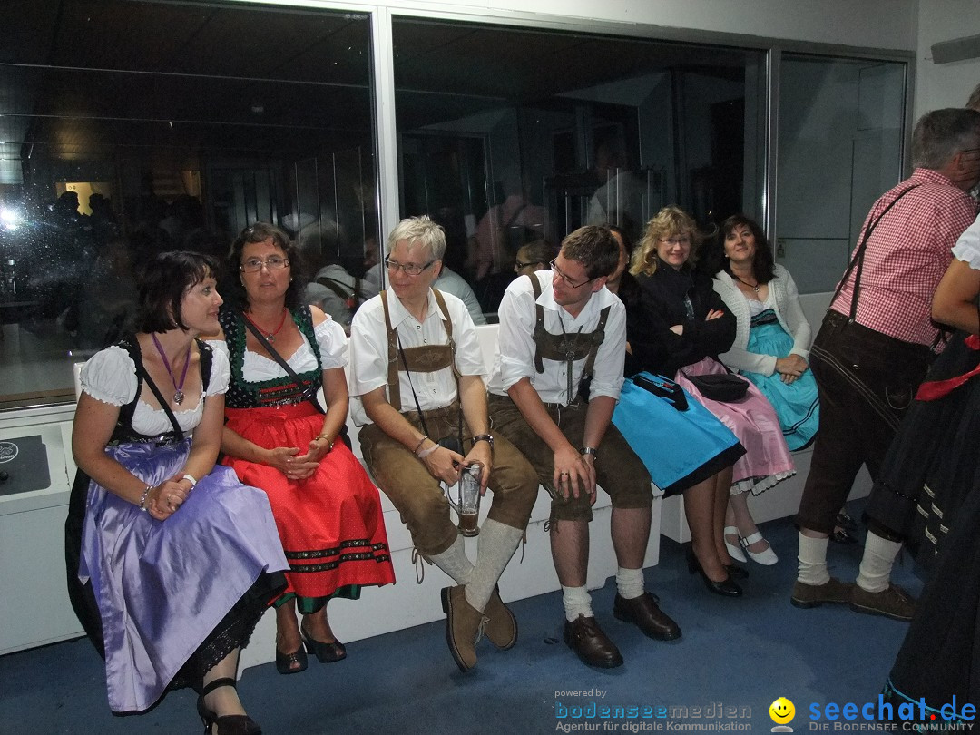 Partyschiff: Lederhosen und Dirndl: Friedrichshafen am Bodensee, 04.08.2012