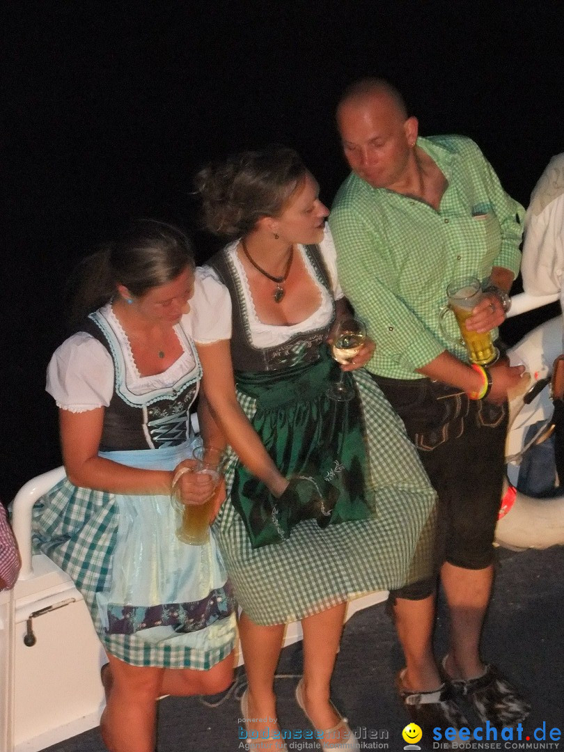 Partyschiff: Lederhosen und Dirndl: Friedrichshafen am Bodensee, 04.08.2012