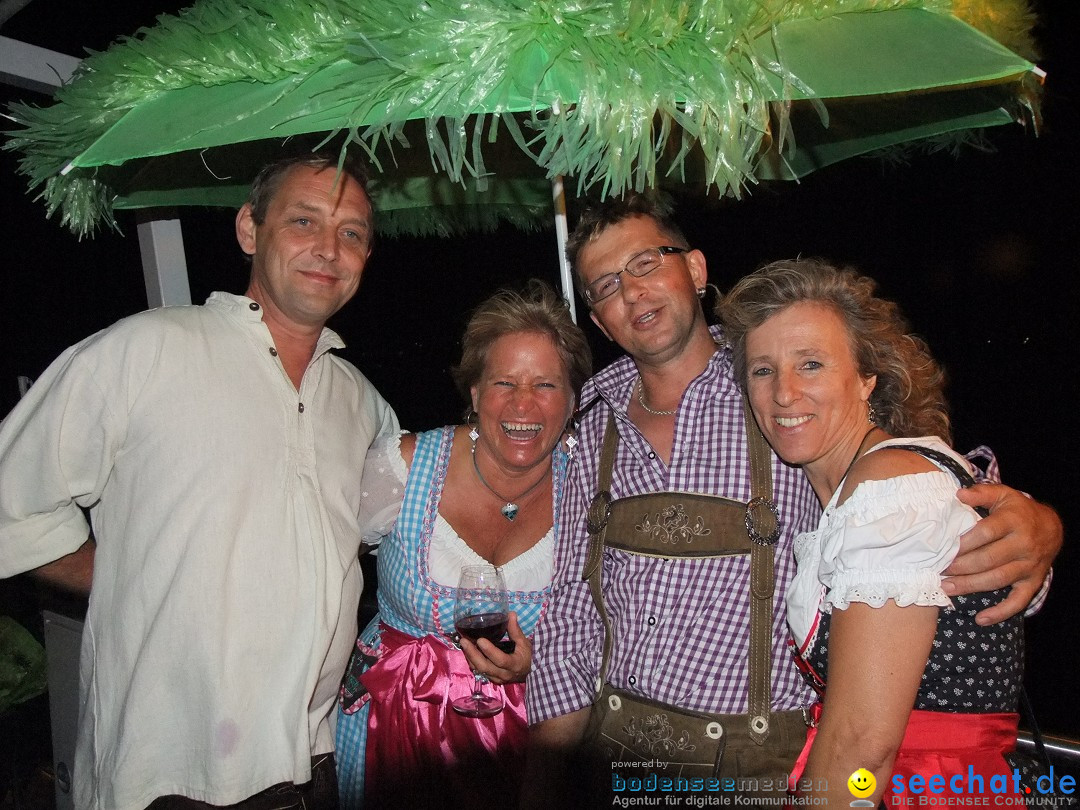 Partyschiff: Lederhosen und Dirndl: Friedrichshafen am Bodensee, 04.08.2012