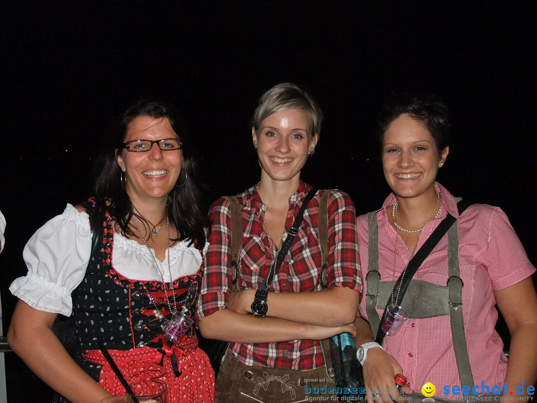 Partyschiff: Lederhosen und Dirndl: Friedrichshafen am Bodensee, 04.08.2012