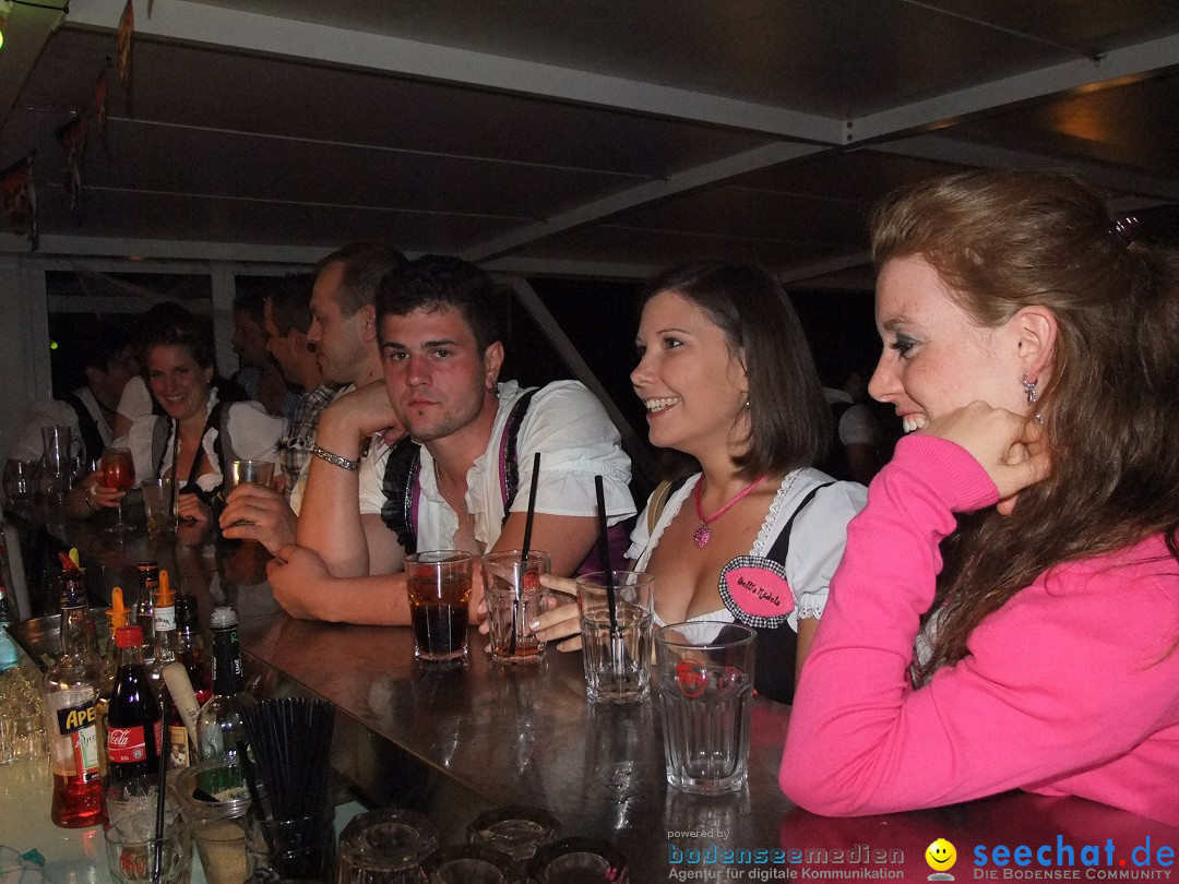 Partyschiff: Lederhosen und Dirndl: Friedrichshafen am Bodensee, 04.08.2012