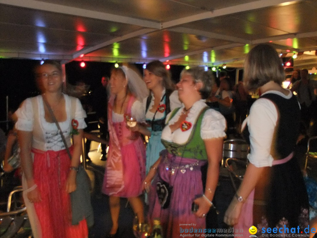 Partyschiff: Lederhosen und Dirndl: Friedrichshafen am Bodensee, 04.08.2012