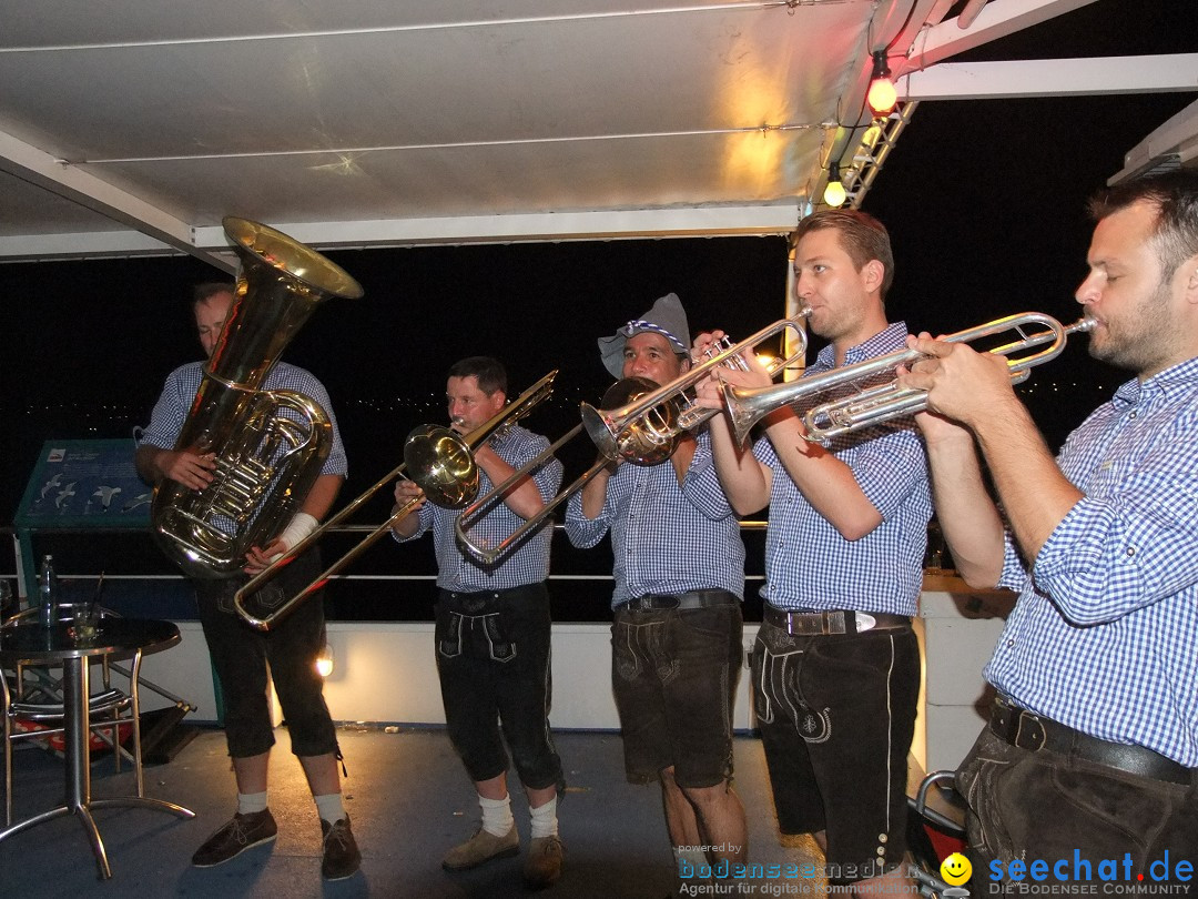 Partyschiff: Lederhosen und Dirndl: Friedrichshafen am Bodensee, 04.08.2012