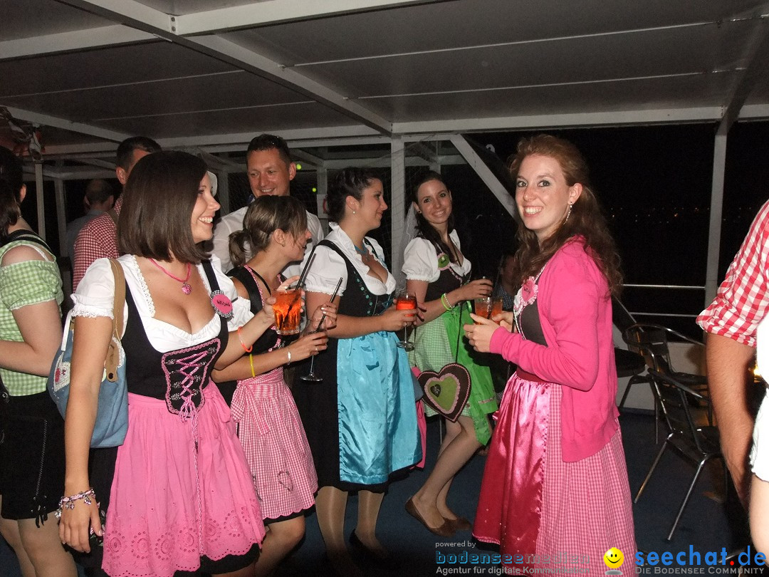 Partyschiff: Lederhosen und Dirndl: Friedrichshafen am Bodensee, 04.08.2012