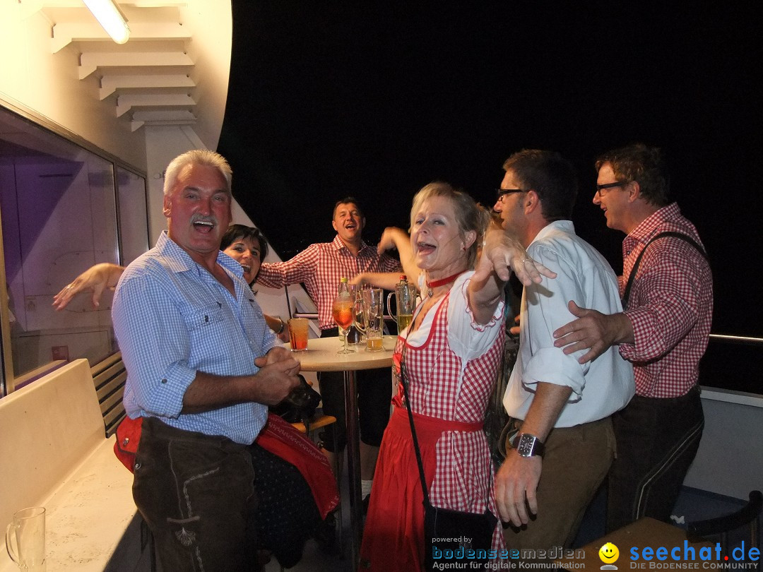 Partyschiff: Lederhosen und Dirndl: Friedrichshafen am Bodensee, 04.08.2012