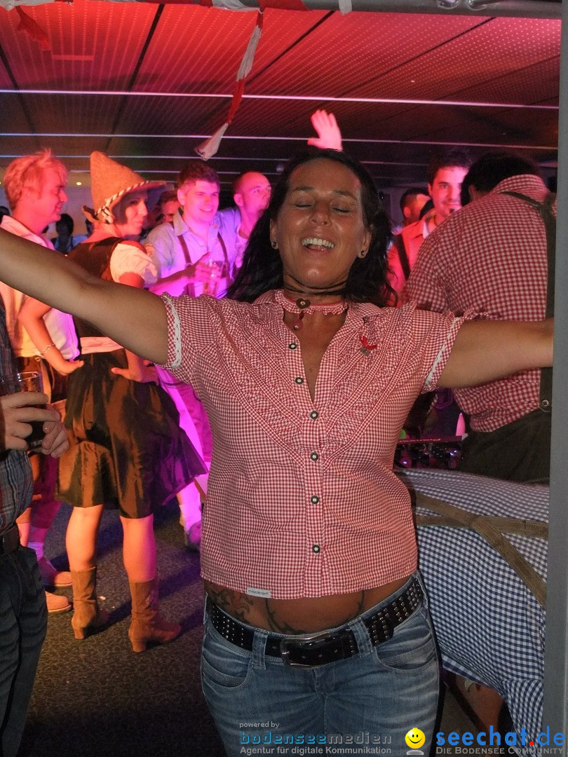 Partyschiff: Lederhosen und Dirndl: Friedrichshafen am Bodensee, 04.08.2012