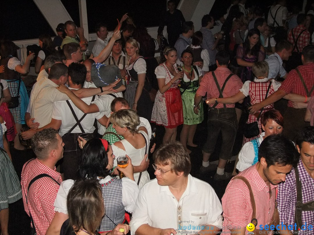 Partyschiff: Lederhosen und Dirndl: Friedrichshafen am Bodensee, 04.08.2012