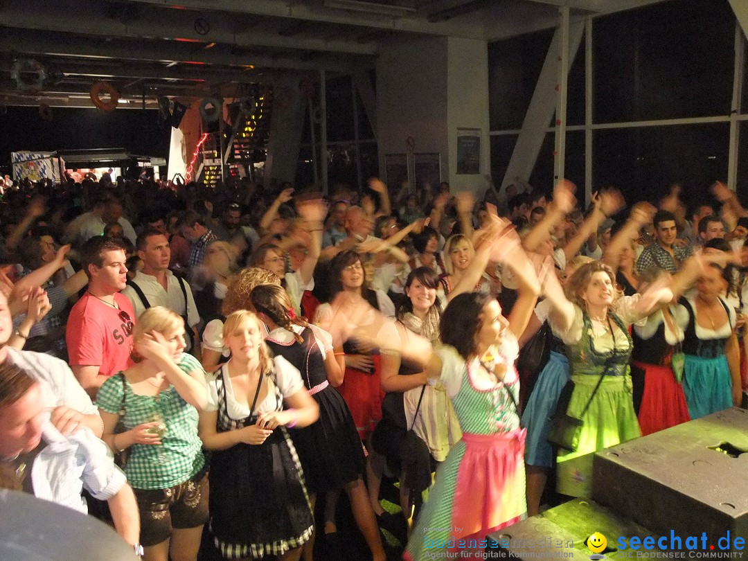 Partyschiff: Lederhosen und Dirndl: Friedrichshafen am Bodensee, 04.08.2012