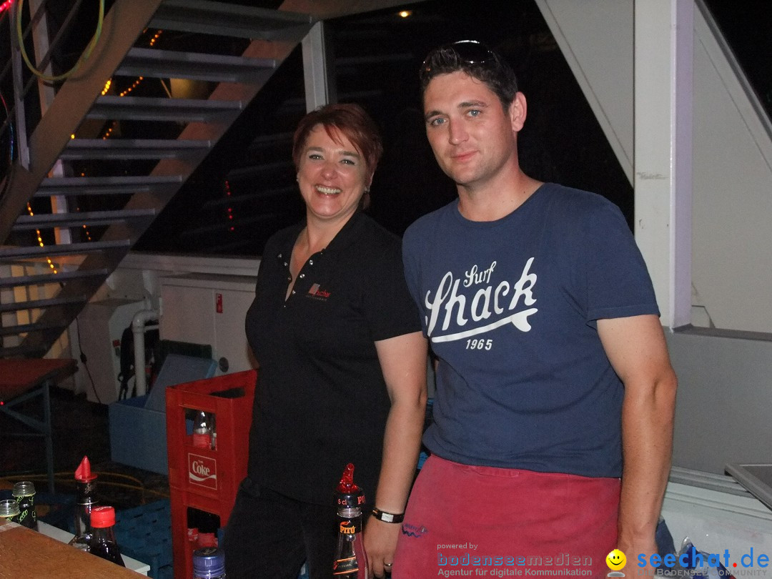 Partyschiff: Lederhosen und Dirndl: Friedrichshafen am Bodensee, 04.08.2012