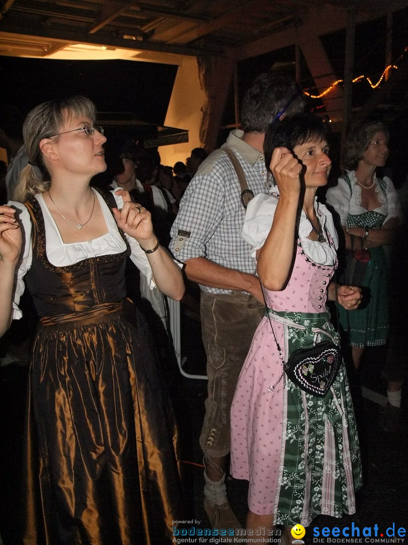 Partyschiff: Lederhosen und Dirndl: Friedrichshafen am Bodensee, 04.08.2012