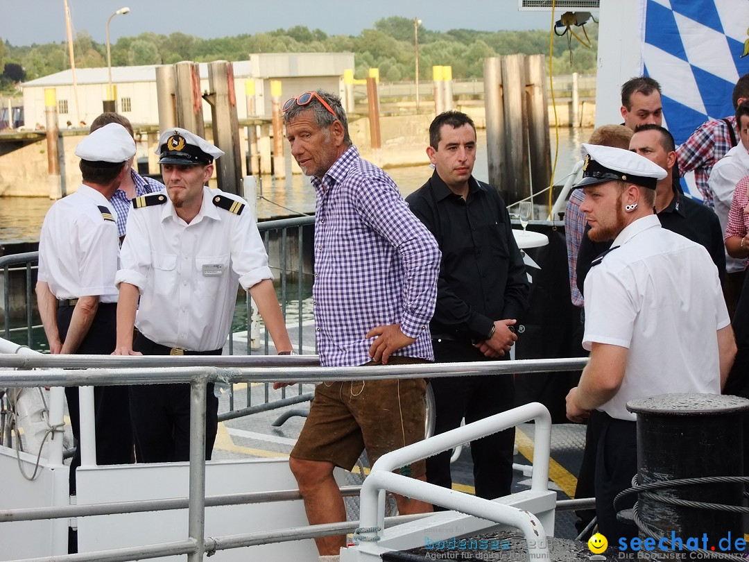 Partyschiff: Lederhosen und Dirndl: Friedrichshafen am Bodensee, 04.08.2012