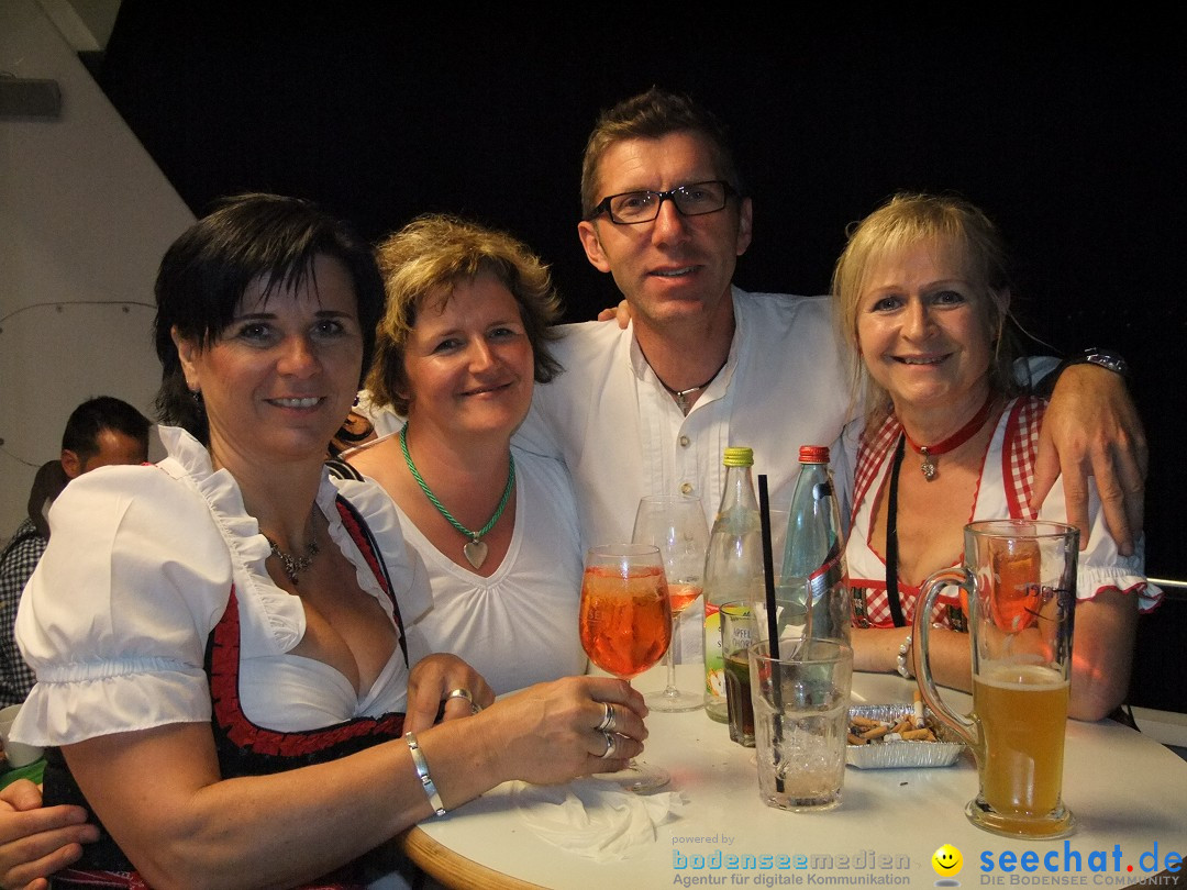 Partyschiff: Lederhosen und Dirndl: Friedrichshafen am Bodensee, 04.08.2012