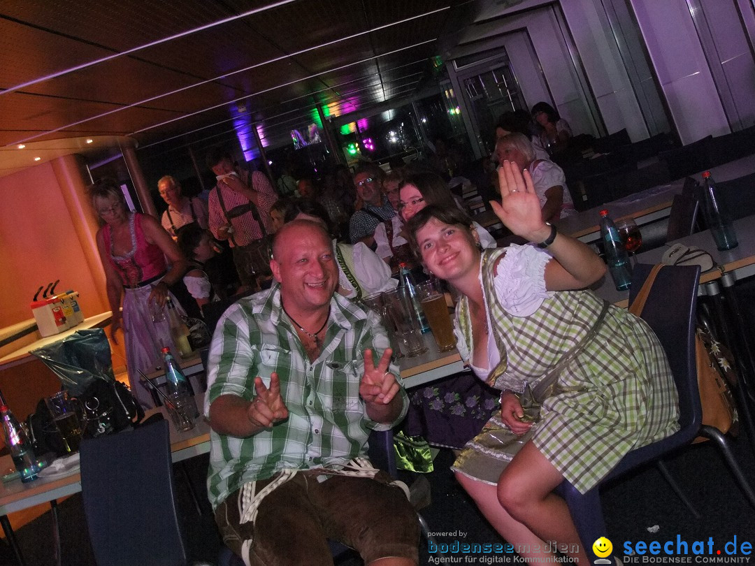 Partyschiff: Lederhosen und Dirndl: Friedrichshafen am Bodensee, 04.08.2012