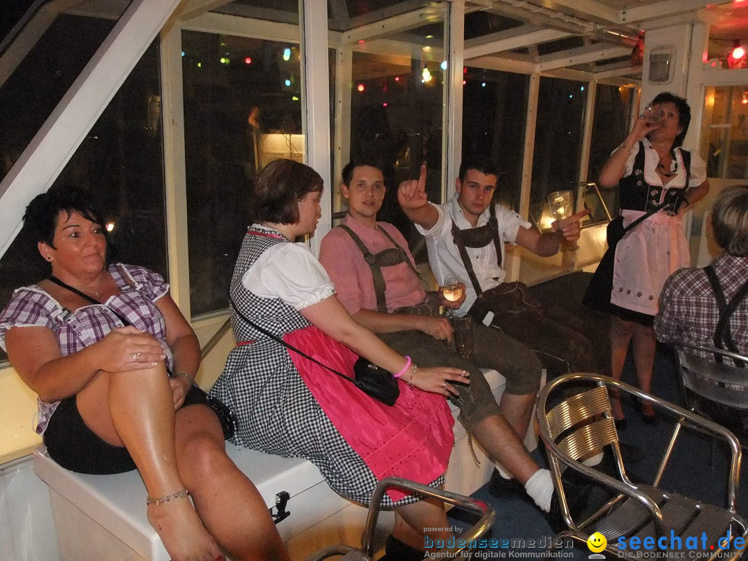 Partyschiff: Lederhosen und Dirndl: Friedrichshafen am Bodensee, 04.08.2012