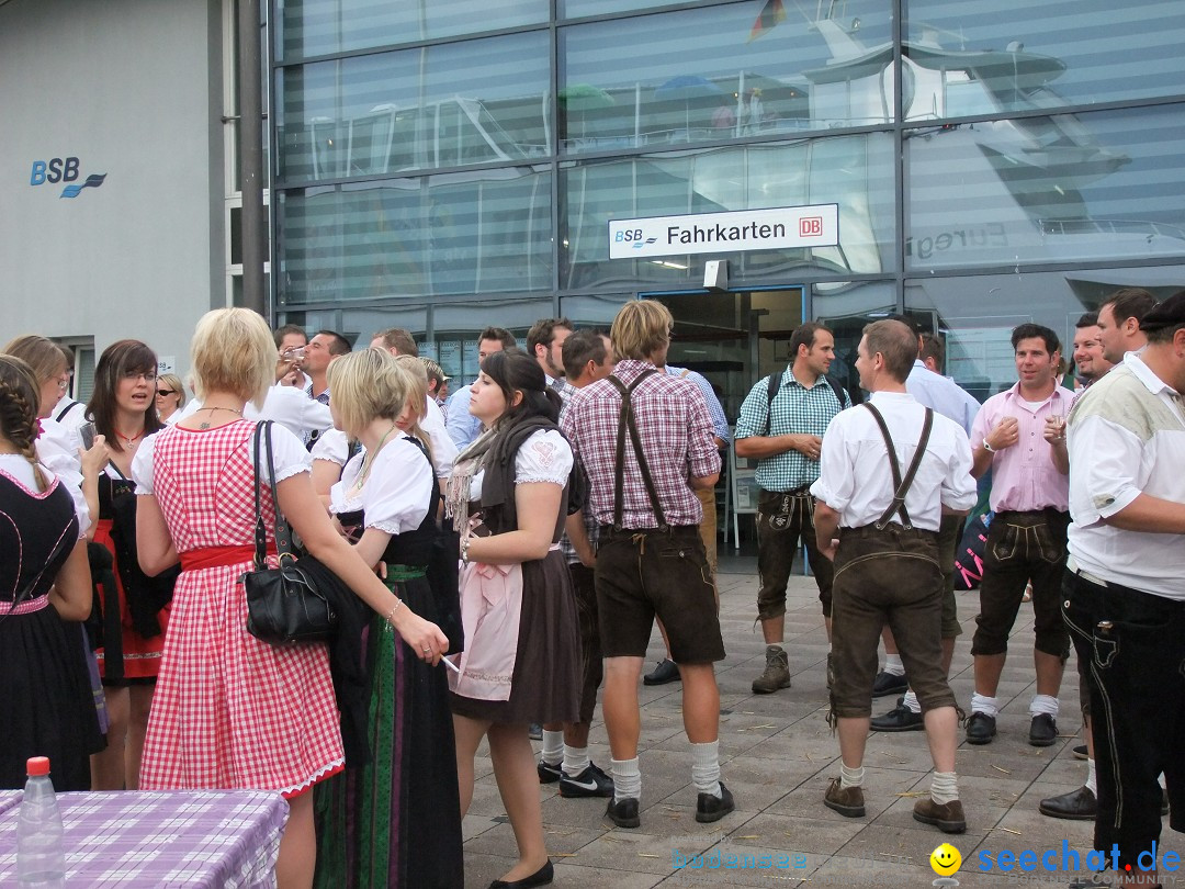 Partyschiff: Lederhosen und Dirndl: Friedrichshafen am Bodensee, 04.08.2012