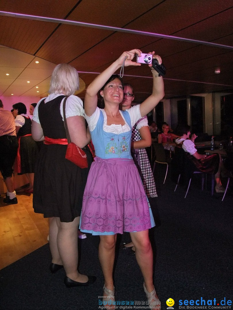 Partyschiff: Lederhosen und Dirndl: Friedrichshafen am Bodensee, 04.08.2012