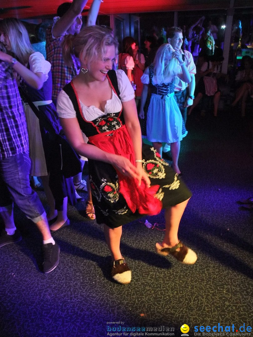 Partyschiff: Lederhosen und Dirndl: Friedrichshafen am Bodensee, 04.08.2012