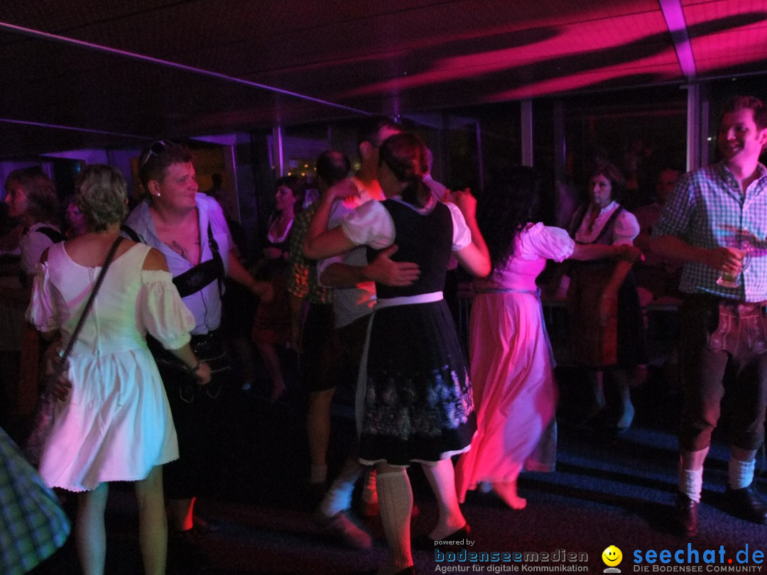 Partyschiff: Lederhosen und Dirndl: Friedrichshafen am Bodensee, 04.08.2012