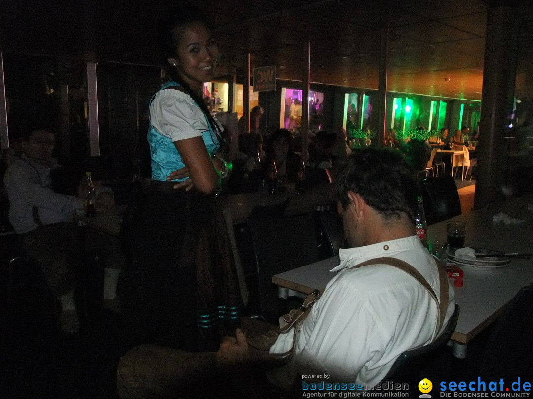 Partyschiff: Lederhosen und Dirndl: Friedrichshafen am Bodensee, 04.08.2012