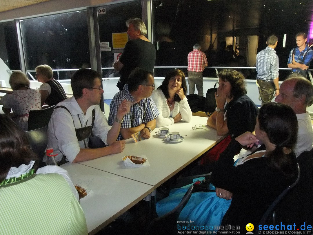 Partyschiff: Lederhosen und Dirndl: Friedrichshafen am Bodensee, 04.08.2012