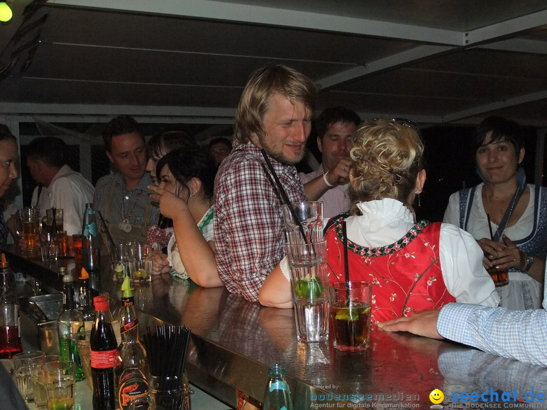 Partyschiff: Lederhosen und Dirndl: Friedrichshafen am Bodensee, 04.08.2012