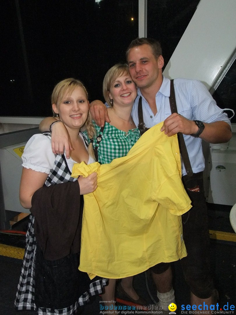 Partyschiff: Lederhosen und Dirndl: Friedrichshafen am Bodensee, 04.08.2012