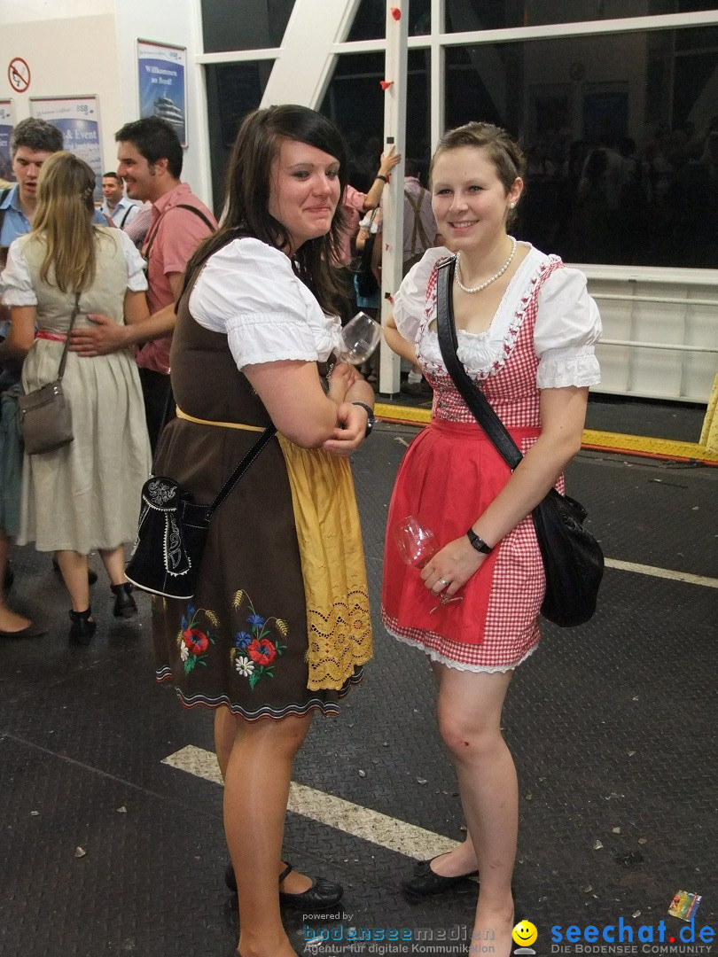 Partyschiff: Lederhosen und Dirndl: Friedrichshafen am Bodensee, 04.08.2012