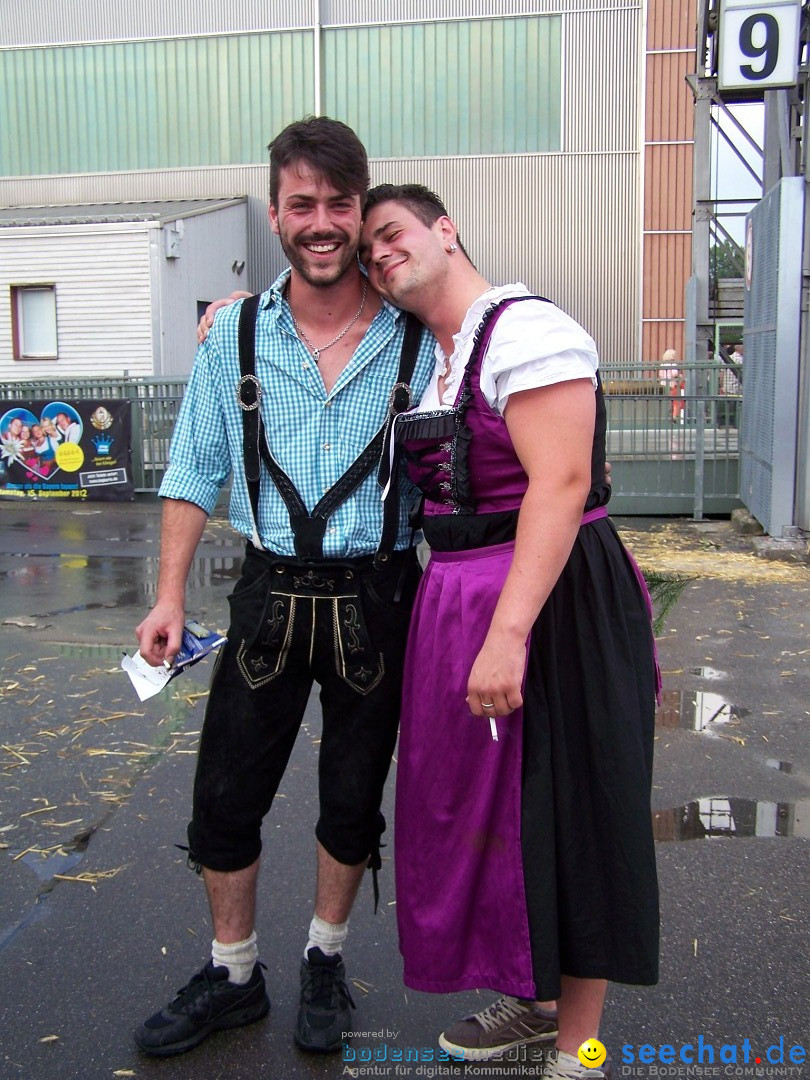 Partyschiff: Lederhosen und Dirndl: Friedrichshafen am Bodensee, 04.08.2012