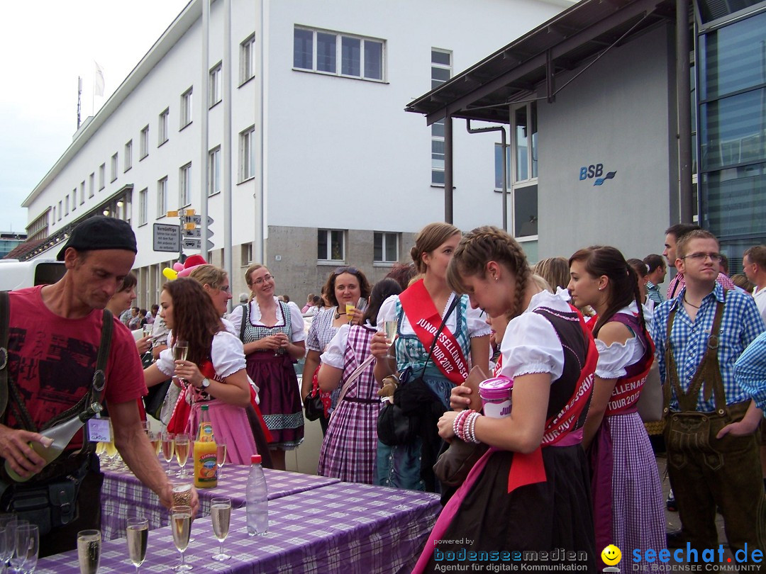 Partyschiff: Lederhosen und Dirndl: Friedrichshafen am Bodensee, 04.08.2012