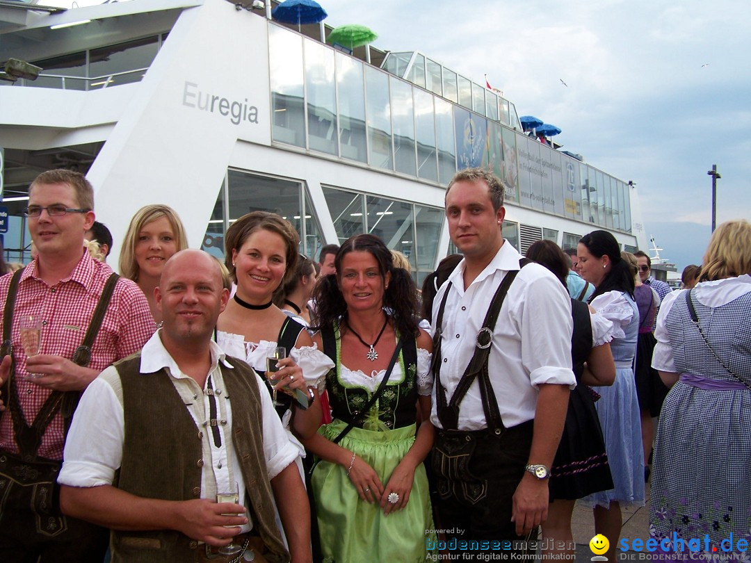 Partyschiff: Lederhosen und Dirndl: Friedrichshafen am Bodensee, 04.08.2012