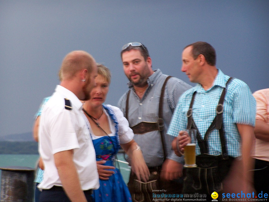 Partyschiff: Lederhosen und Dirndl: Friedrichshafen am Bodensee, 04.08.2012