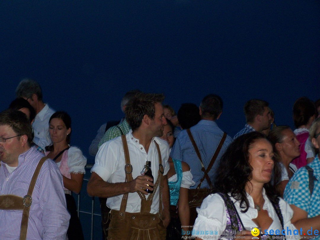 Partyschiff: Lederhosen und Dirndl: Friedrichshafen am Bodensee, 04.08.2012