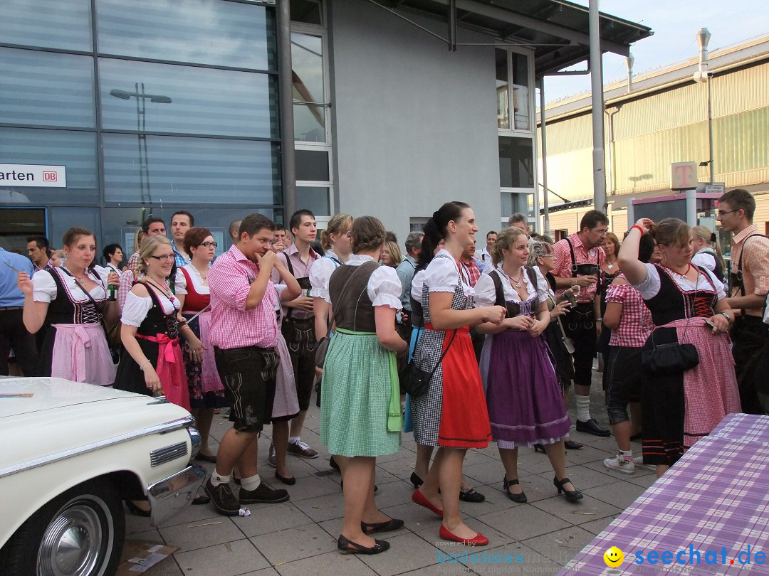 Partyschiff: Lederhosen und Dirndl: Friedrichshafen am Bodensee, 04.08.2012