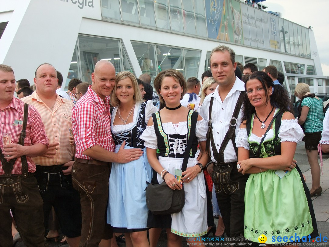 Partyschiff: Lederhosen und Dirndl: Friedrichshafen am Bodensee, 04.08.2012