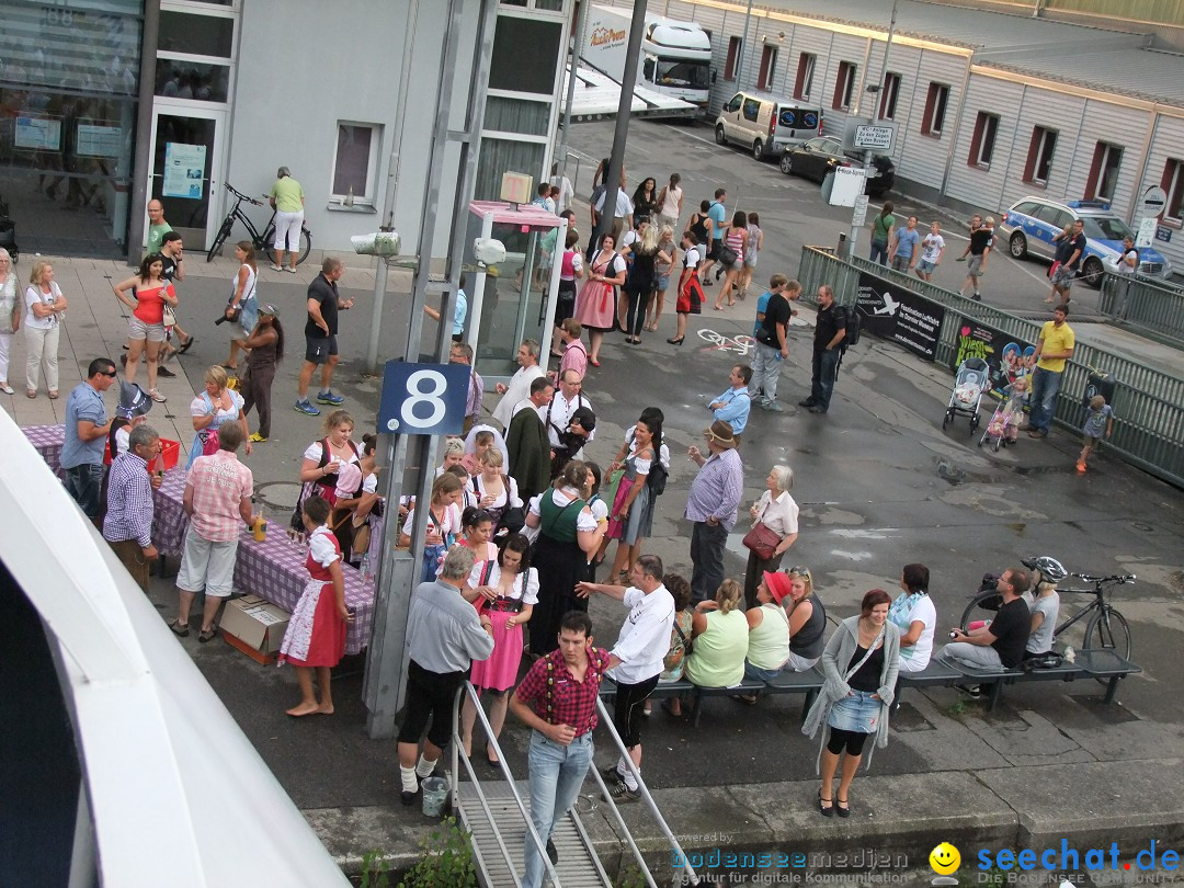 Partyschiff: Lederhosen und Dirndl: Friedrichshafen am Bodensee, 04.08.2012