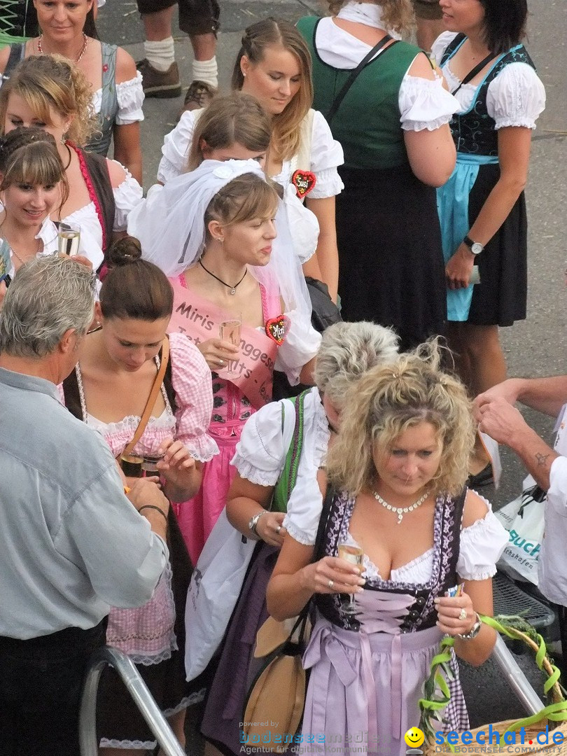 Partyschiff: Lederhosen und Dirndl: Friedrichshafen am Bodensee, 04.08.2012