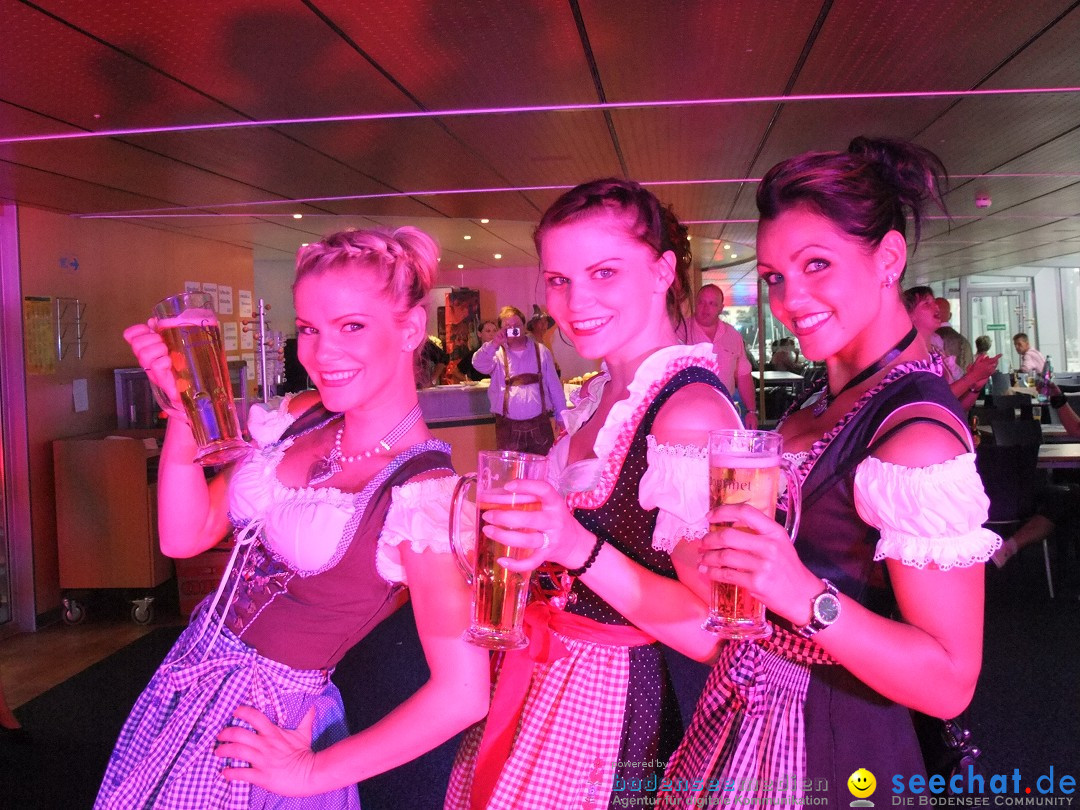 Partyschiff: Lederhosen und Dirndl: Friedrichshafen am Bodensee, 04.08.2012